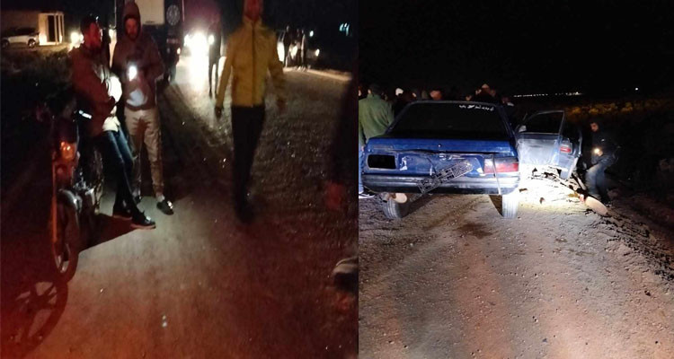سيدي بوزيد: 4 إصابات في حادث مرور بين السعيدة والرقاب
