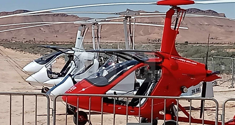 الرالي الدولي الثاني للطائرات جد خفيفة يحط بمنطقة الفرش بغمراسن