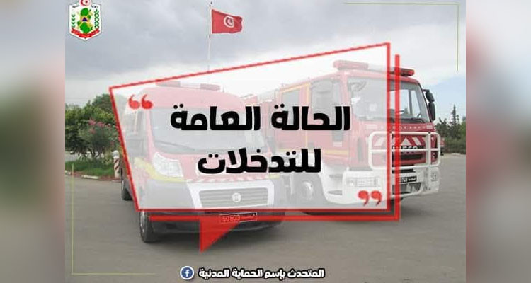 الحماية المدنية تسجل 350 إصابة في يوم واحد