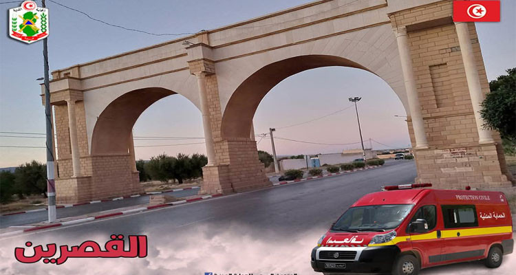 إصابة شابين بحروق واحتراق سيارة بالكامل في حريق بمستودع في القصرين