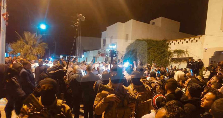 قيس سعيد يزور المزونة بعد كارثة انهيار سور المعهد وهذا ما وعد به