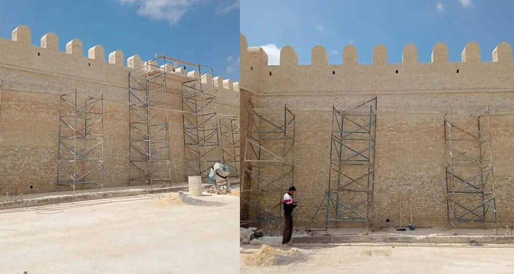 نسبة تقدم أشغال ترميم سور القيروان تتجاوز 90%