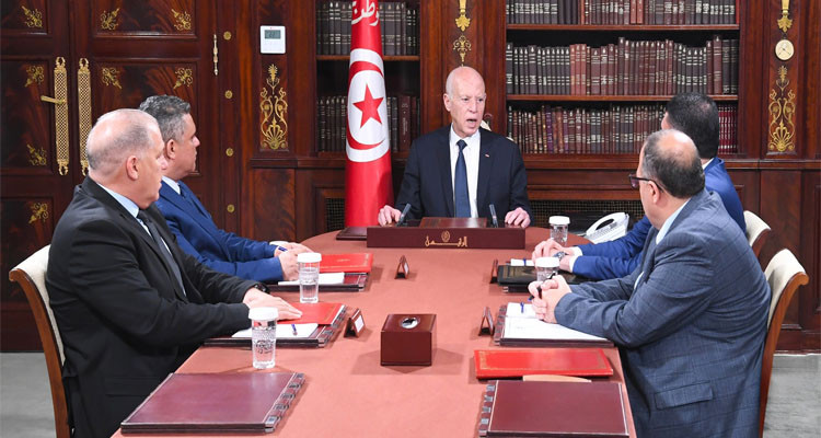 لقاء سعيد بوزير الداخلية وكاتب الدولة لدى وزير الداخلية المكلف بالأمن الوطني