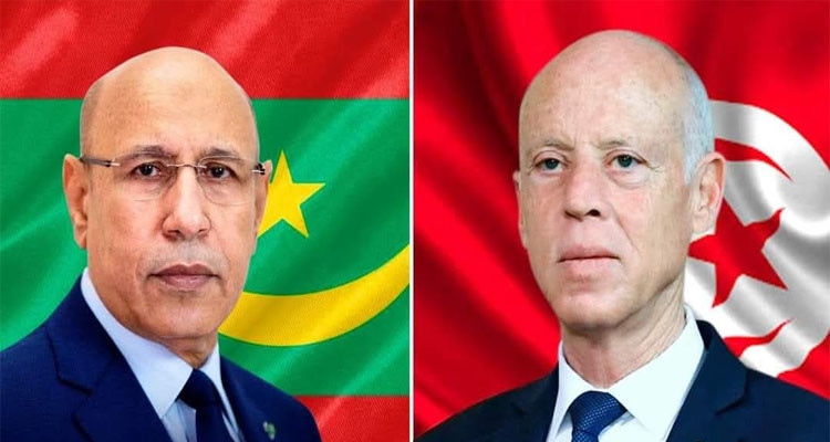 سعيد يتلقى مكالمة هاتفية من نظيره الموريتاني وهذا ما جاء فيها