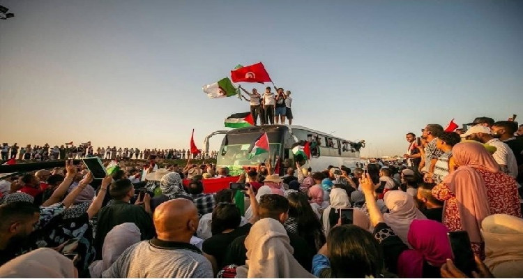 الإعلان عن مسار عودة قافلة الصمود إلى تونس اليوم وغدا