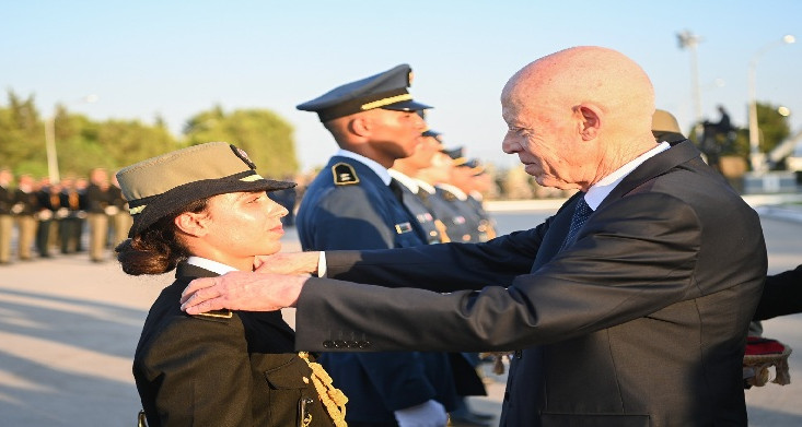 سعيد يشرف على حفل تخرّج الدفعة الخامسة والخمسين للأكاديميات العسكرية الثلاثة