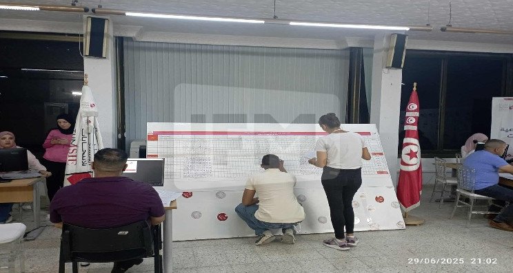 نتائج  الدور الأول للانتخابات التشريعية الجزئية ببنزرت الشمالية