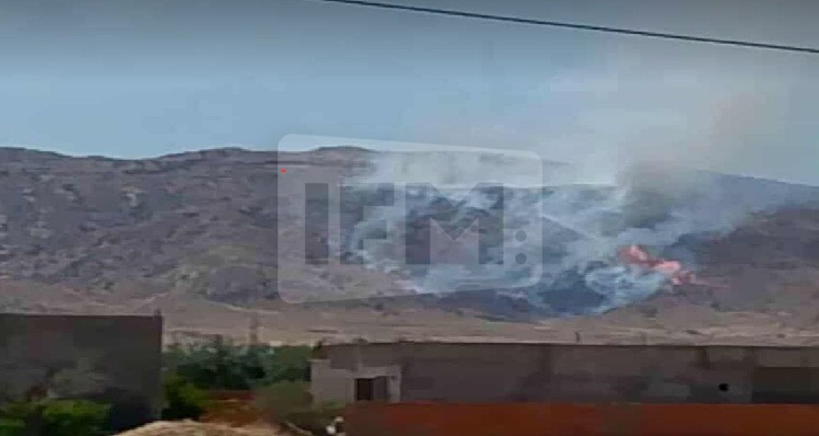 سيدي بوزيد: إندلاع حريق بجبل أولاد حفوز