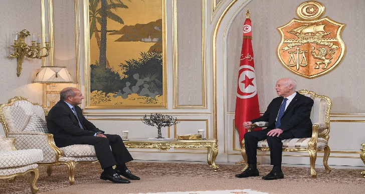 سعيد يستقبل السفير اللبناني في تونس بمناسبة انتهاء مهامه