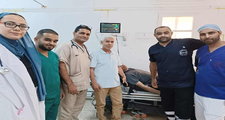 في وقت قياسي: لأول مرة الطاقم الطبي بدقاش يقوم بتسريح جلطة قلبية لكهل 