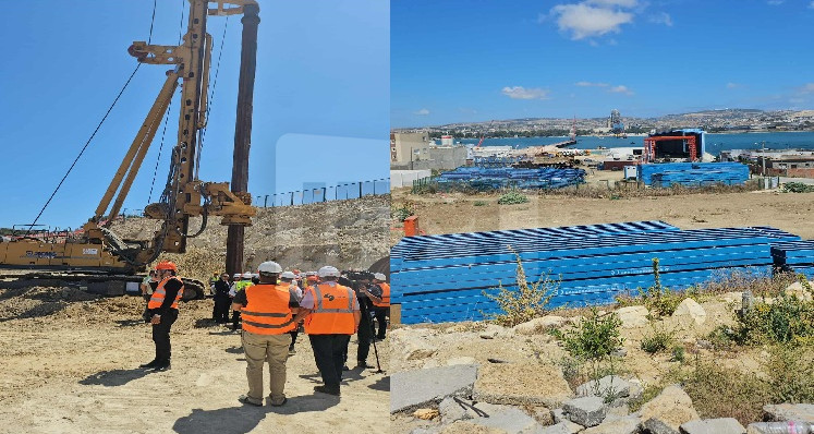 بنزرت: وزير التجهيز والاسكان يشرف على انطلاق أشغال إنجاز الأسس العميقة لمشروع الجسر الثابت