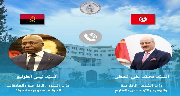 وزير الخارجية يتلقى اتصالا هاتفيا من نظيره الأنغولي وهذا ما جاء فيه