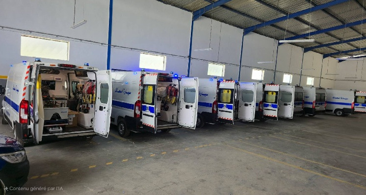 وزارة الصحة تسلم دفعة جديدة من سيارات الإسعاف لتعزيز وحدات الطبّ الإستعجالي في ا