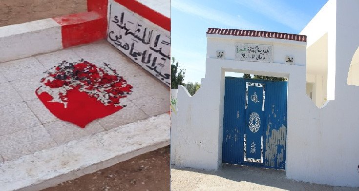 الهوارية: إيقاف 8 أشخاص أنزلوا العلم وأحرقوه داخل مدرسة