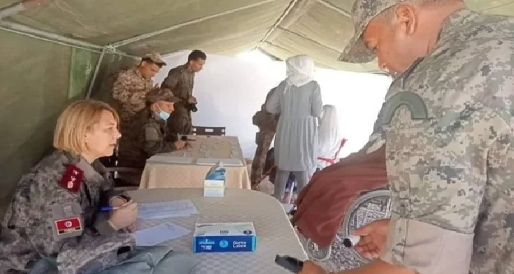 قافلة طبية عسكرية متعددة الاختصاصات في رمادة