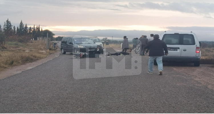 القصرين: إصابة شاب في حادث مرور