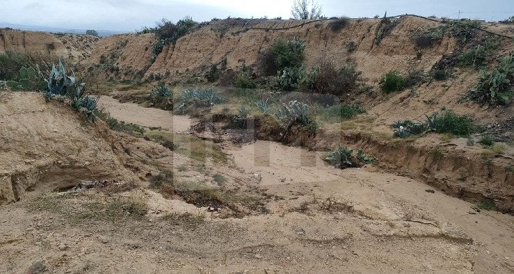 القصرين: السيول تتسبب في انهيار مسلك فلاحي وعزل منطقة "أولاد حسين"