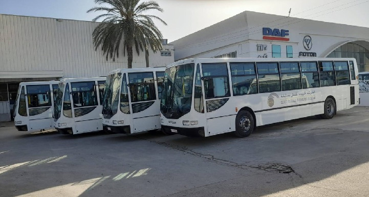 شركة النقل بسليانة تعزز أسطولها بحافلات جديدة