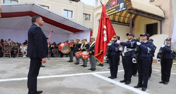 كاتب الدولة لدى وزير الداخليّة المكلف بالأمن الوطني يشرف على حفل تخرّج الدورة ال