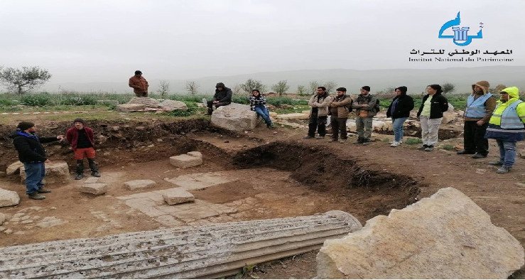 حفريات أثرية بهنشير الماطرية بباجة وهذا ما تم اكتشافه
