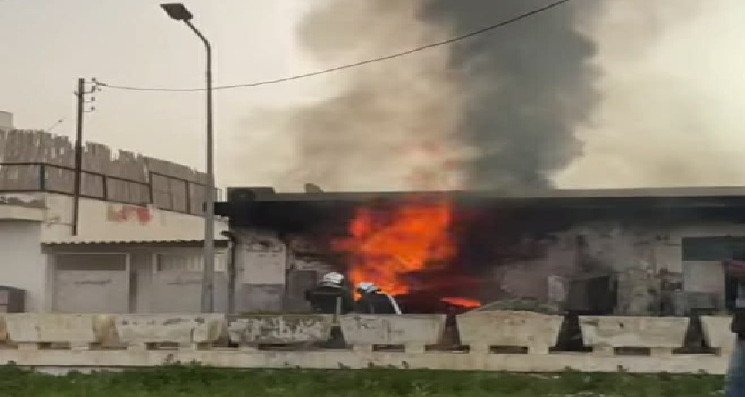 اندلاع حريق في محل لإصلاح الدراجات النارية بصفاقس