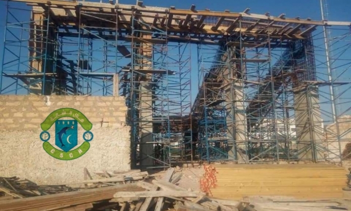 هيئة هلال الشابة تقرر إيقاف أشغال تهيئة الملعب والمدارج بعد تسجيل غش في الخرسانة