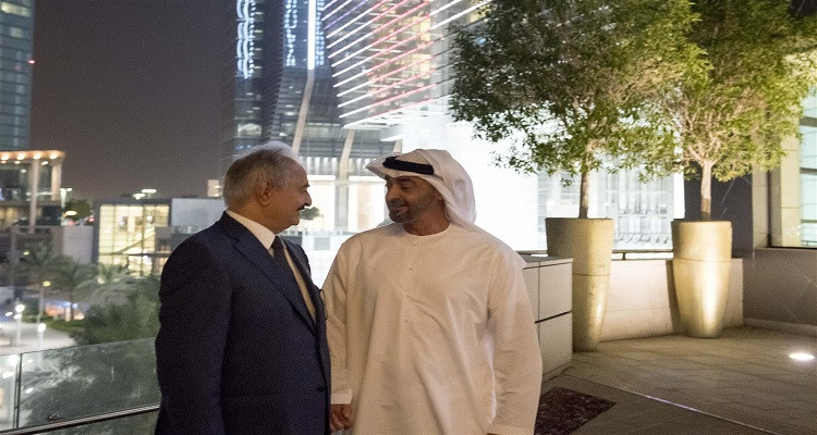 خليفة حفتر ومحمد بن زايد