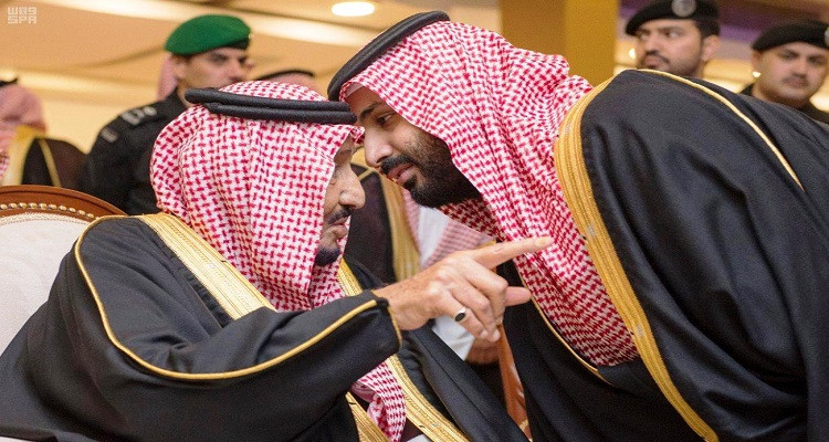 الملك سلمان وولي عهده