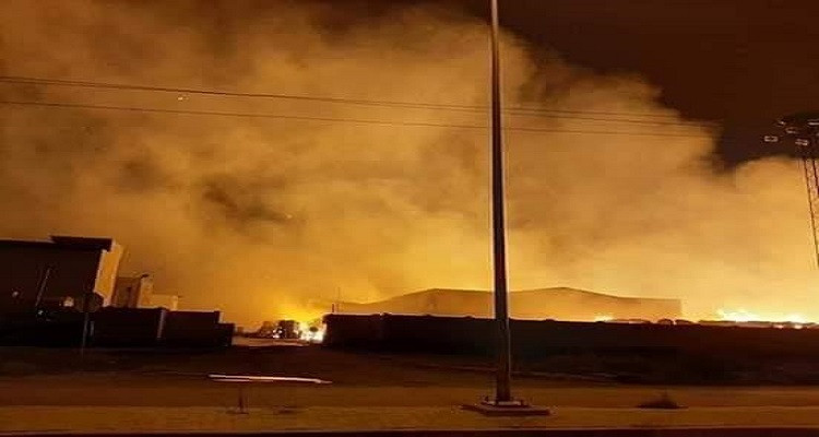 حريق النفيضة