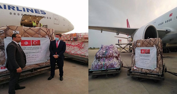 مساعدات تركية لتونس