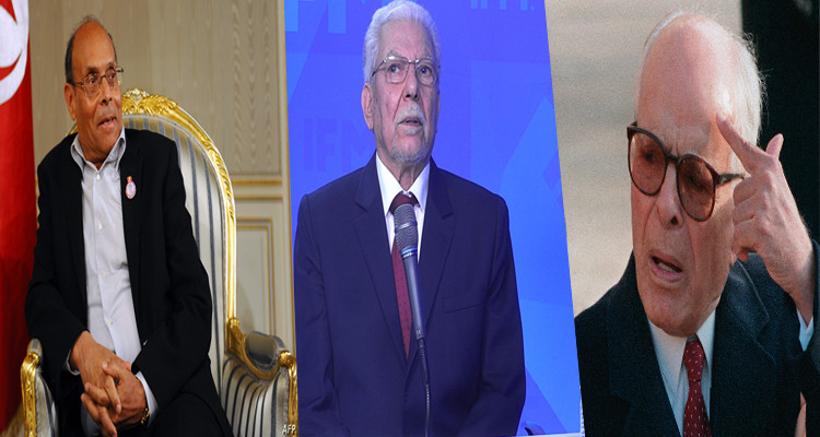 الطيب البكوش الحبيب بورقيبة منصف المرزوقي