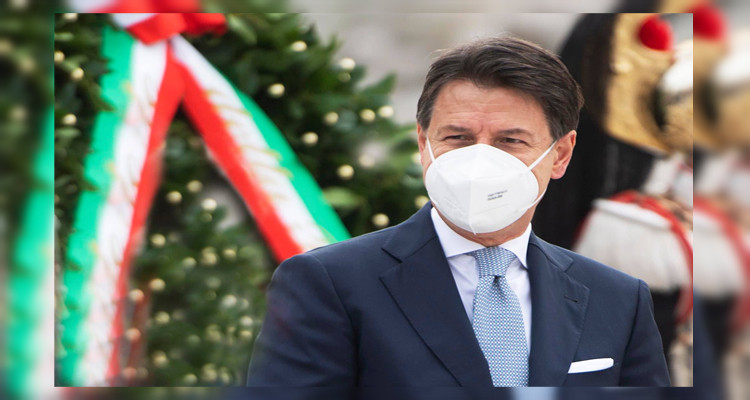 جوزيبي كونتي إيطاليا استقالة