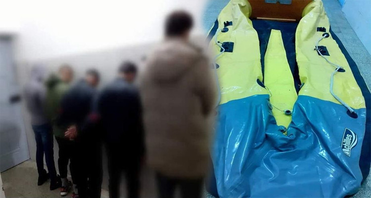 قليبية: إحباط عملية إبحار خلسة إلى إيطاليا على متن قارب مطاطي 