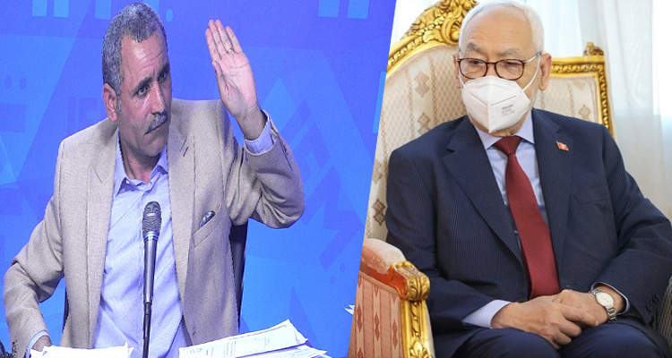 فيصل التبيني:''الغنوشي مسيلمة الكذاب وعمري لا ريت أكذب منو''(فيديو) 