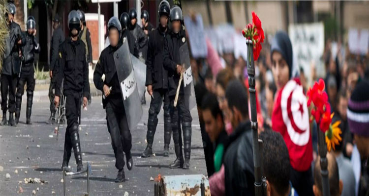 جرحى الامن الثورة التونسية
