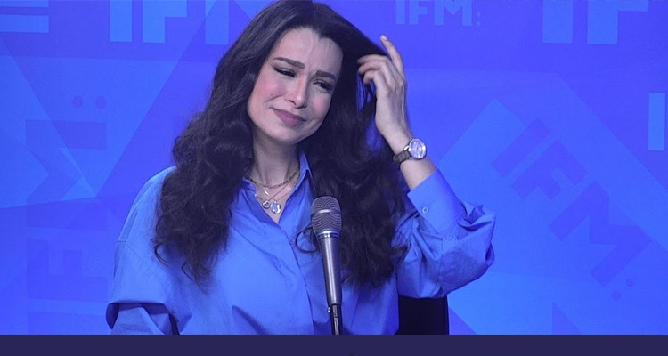 سنية اليونسي تستسلم أمام دموعها (فيديو) 