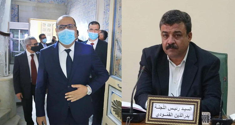 بدر الدين القمودي هشام المشيشي