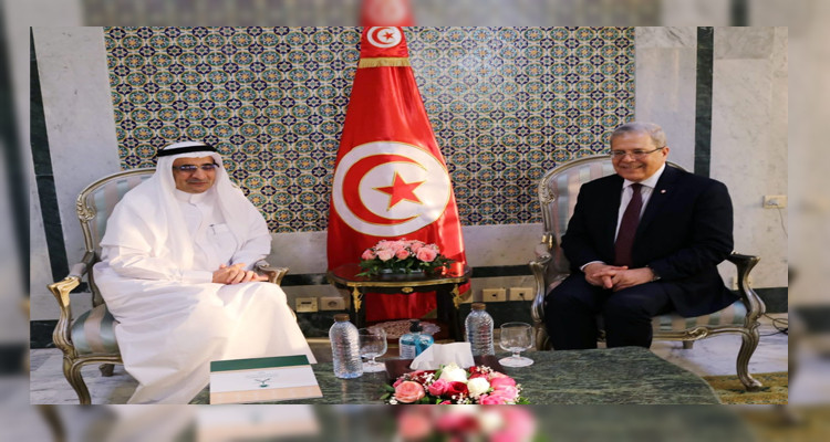 وزير الخارجية يلتقي السفير السعودي بتونس