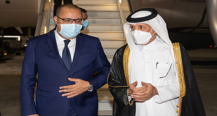 المشيشي يصل إلى العاصمة القطرية الدوحة