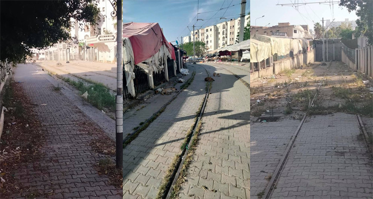 متساكنو حي ابن خلدون يطالبون بعودة المترو عـ3ـدد وصيانة المحطة النهائية