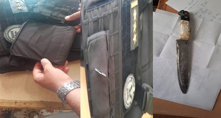 مطلوب للعدالة يعتدي بآلة حادة على إطار أمني 