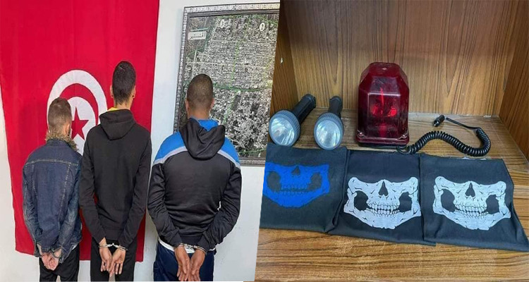 القبض على ثلاثة أنفار انتحلوا صفة أمني وكوّنوا دورية أمنية وهمية 