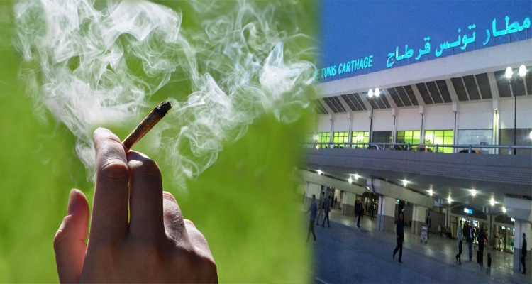 عاد لتونس لقضاء إجازته فضبط أمن المطار بحوزته سجائر ''زطلة''