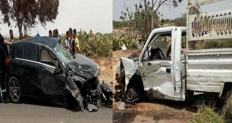 سيدي بوزيد: حادث مرور يسفر عن إصابة خمس عاملات فلاحيات