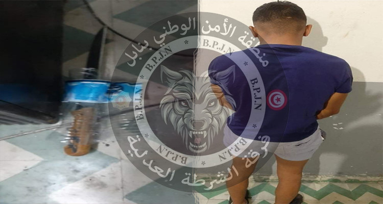 نابل: القبض على منحرف خطير بعد اعتدائه على شاب بسكين
