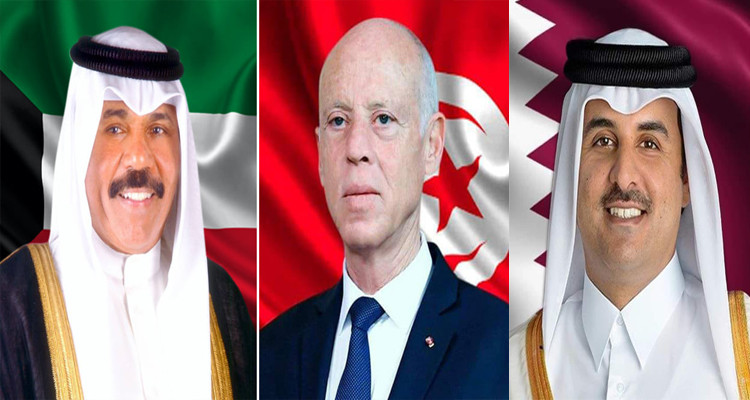 رئيس الدولة يتحادث هاتفيا مع الأميرين القطري والكويتي 