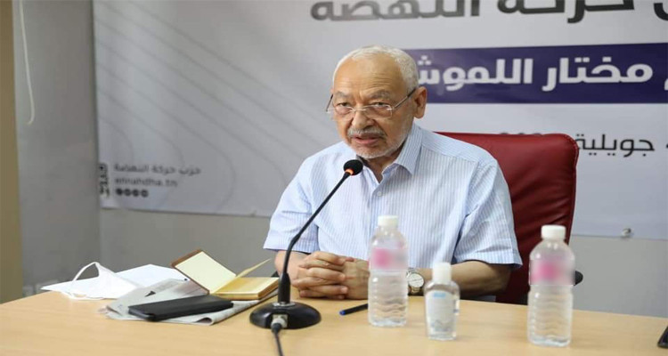 البرلمان يؤكد مغادرة الغنوشي للمستشفى بعد إصابته بالكوفيد 