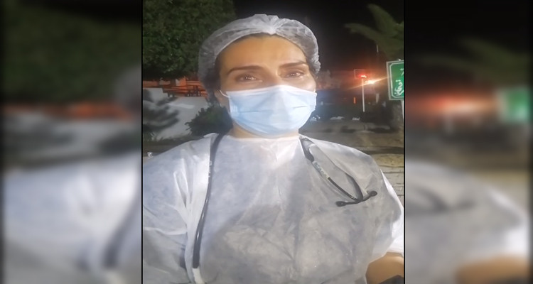 طبيبة باكية: جلبوا لنا كمية من الاوكسجين لا تكفي لأكثر من 20 دقيقة (فيديو)