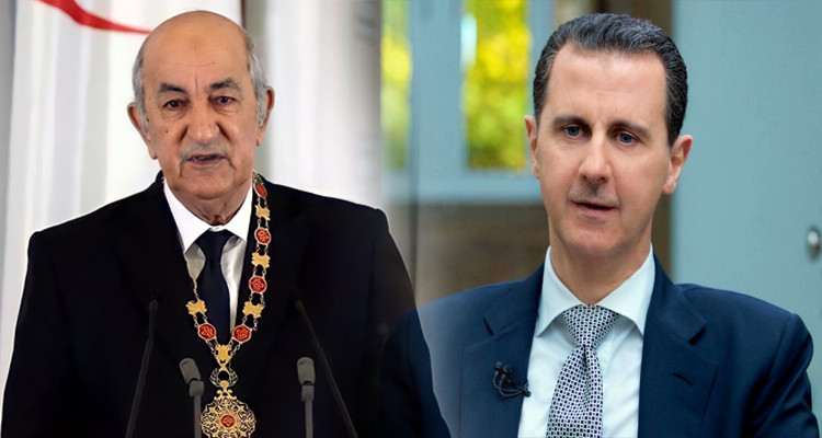 بشار الأسد يوجه برقية تعزية إلى الرئيس الجزائري عبد المجيد تبون 
