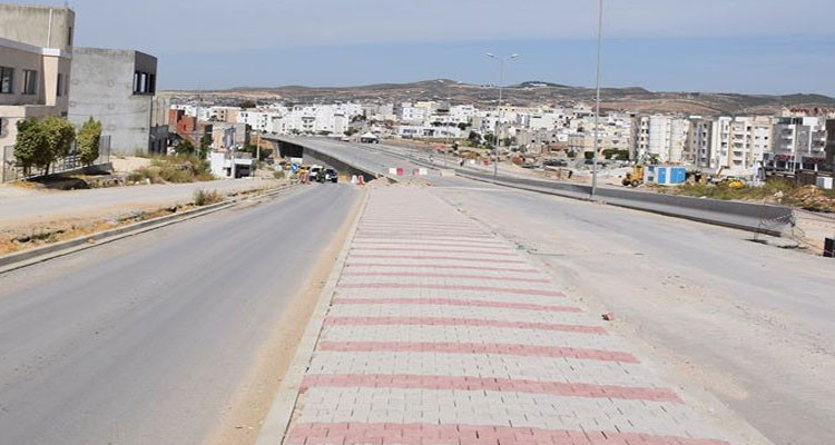 تحويل جزئي لحركة المرور على الطريق الرابطة بين حي النصر والمنيهلة